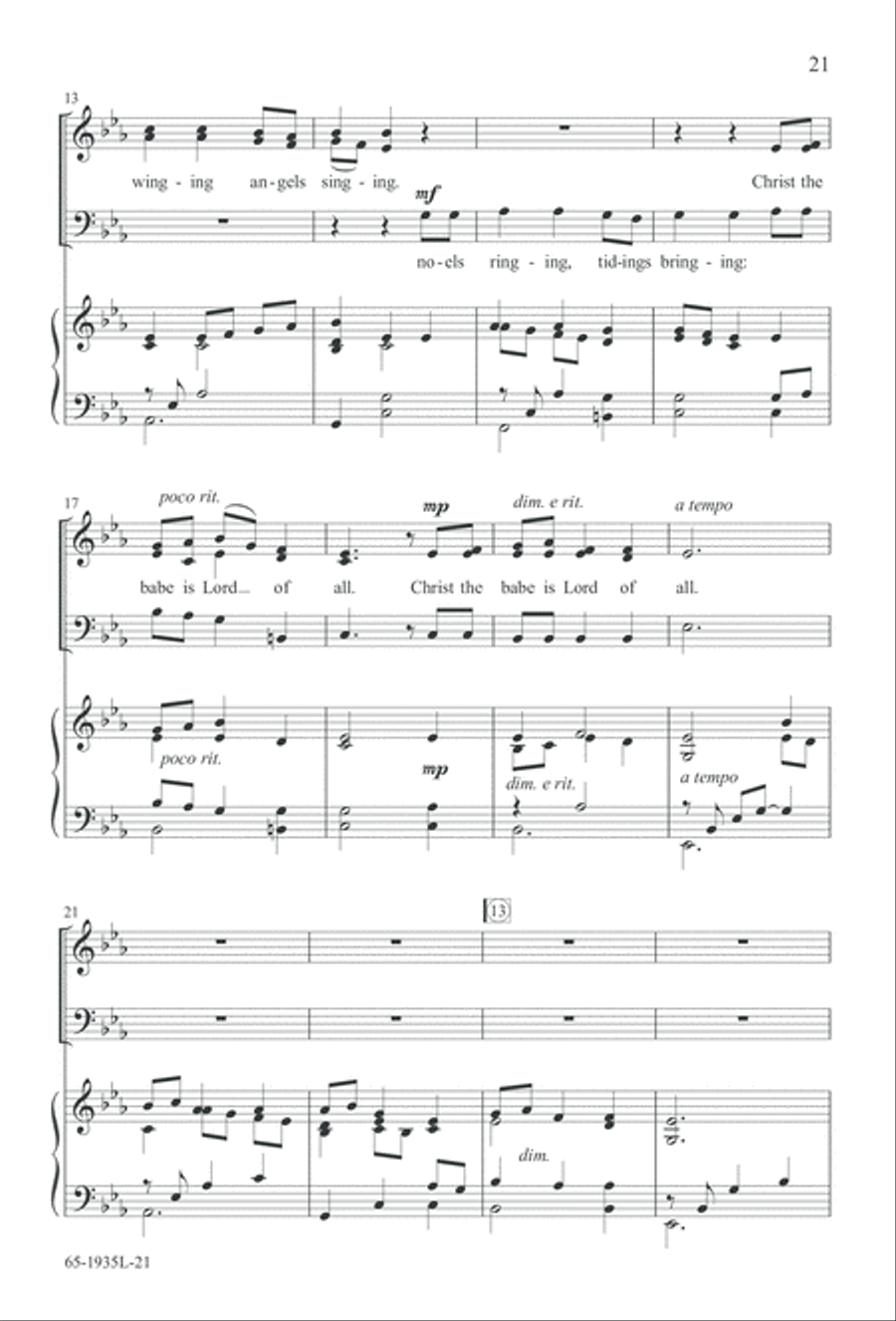 The Advent of Hope, the Birth of Peace (Digital Download) 3-Part scores gallery preview page 23