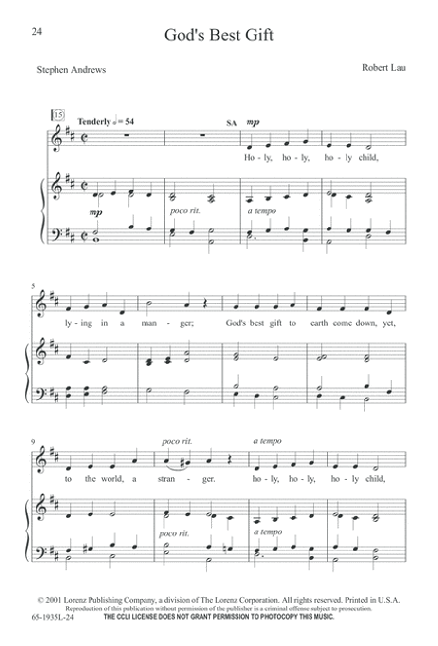 The Advent of Hope, the Birth of Peace (Digital Download) 3-Part scores gallery preview page 26
