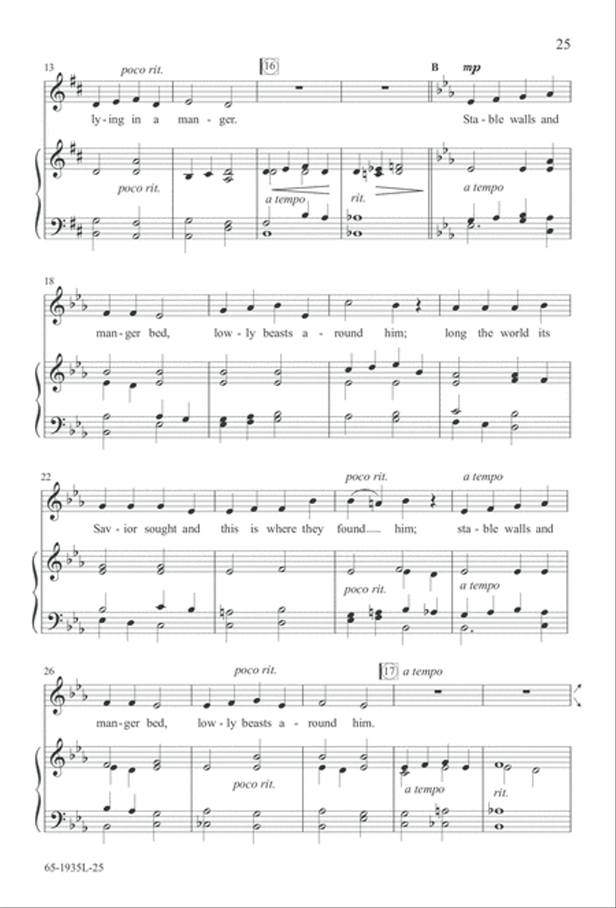 The Advent of Hope, the Birth of Peace (Digital Download) 3-Part scores gallery preview page 27