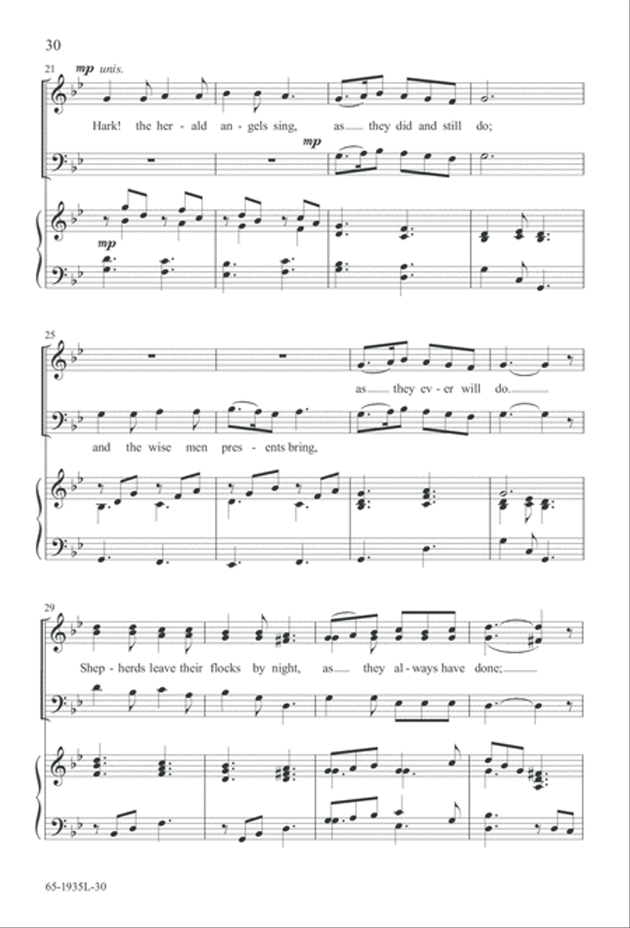 The Advent of Hope, the Birth of Peace (Digital Download) 3-Part scores gallery preview page 32