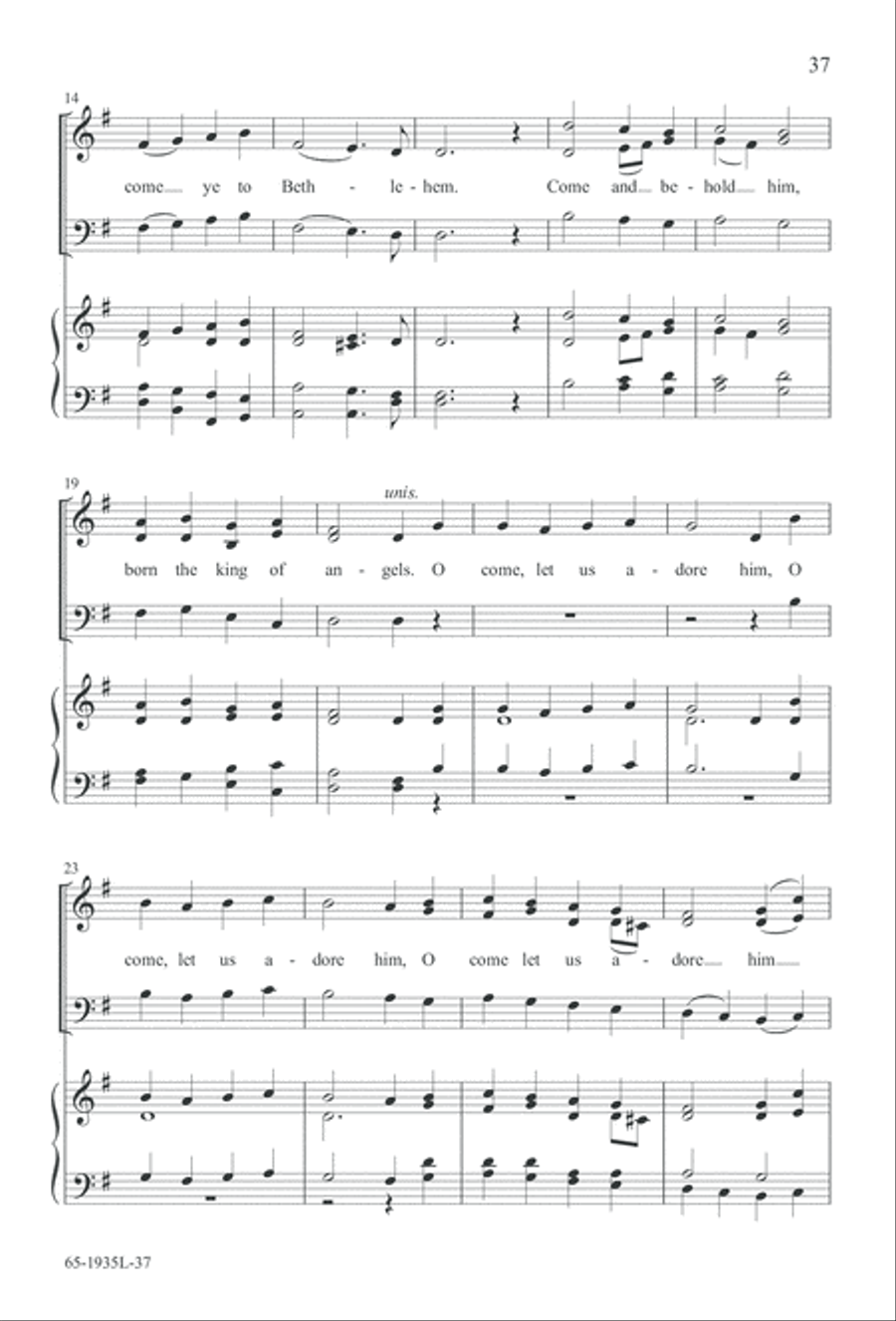 The Advent of Hope, the Birth of Peace (Digital Download) 3-Part scores gallery preview page 39