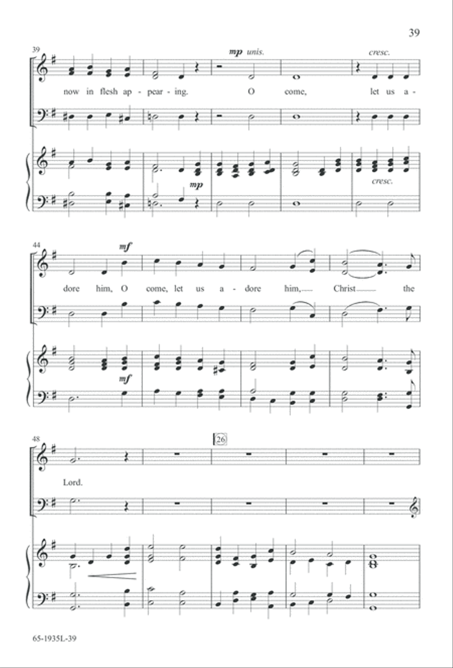 The Advent of Hope, the Birth of Peace (Digital Download) 3-Part scores gallery preview page 41