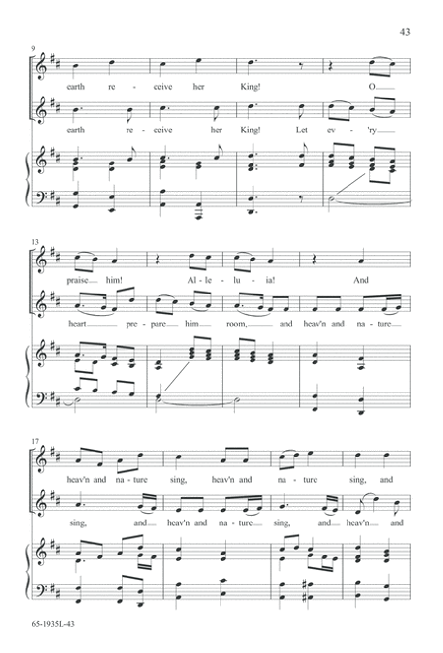 The Advent of Hope, the Birth of Peace (Digital Download) 3-Part scores gallery preview page 45