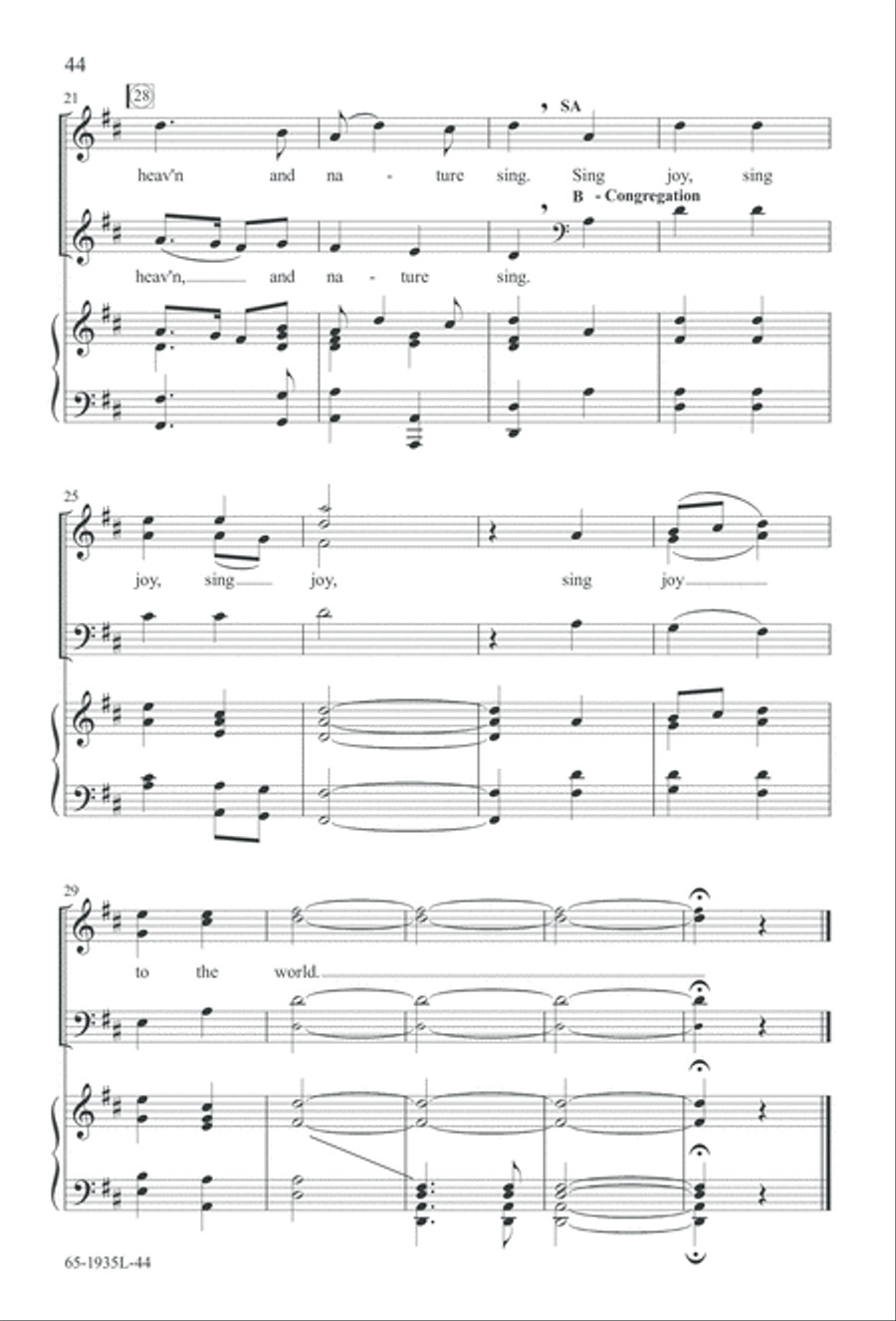 The Advent of Hope, the Birth of Peace (Digital Download) 3-Part scores gallery preview page 46