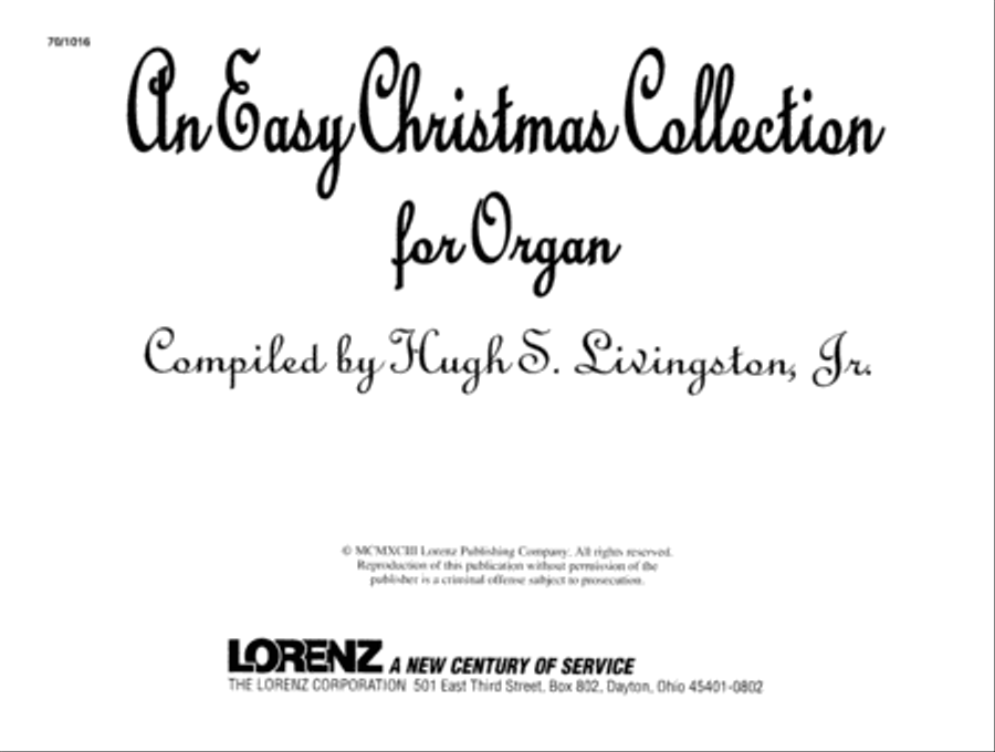 An Easy Christmas Collection for Organ (Digital Download) Organ scores gallery preview page 3