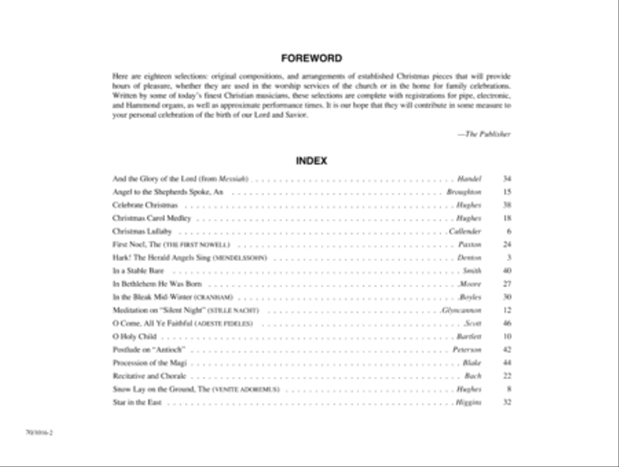 An Easy Christmas Collection for Organ (Digital Download) Organ scores gallery preview page 4