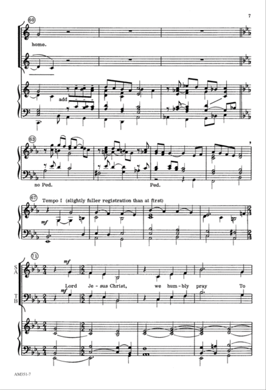 One Bread, One Cup, One Body (Digital Download) 4-Part scores gallery preview page 7