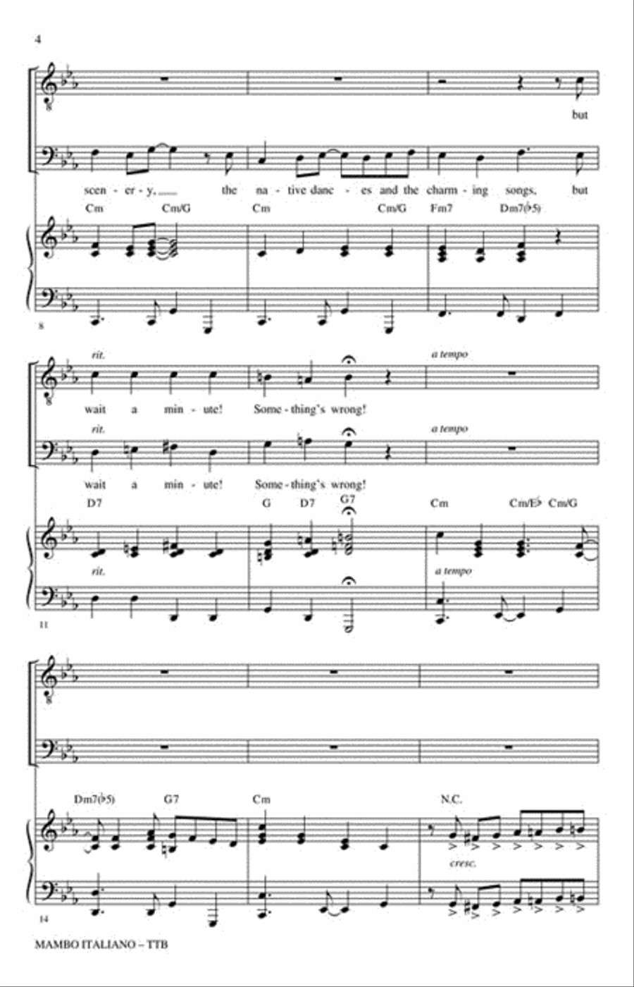 Mambo Italiano Mambo Italiano TB scores gallery preview page 3