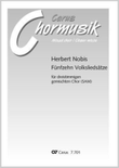 15 Volkslieder fur dreistimmigen gemischten Chor