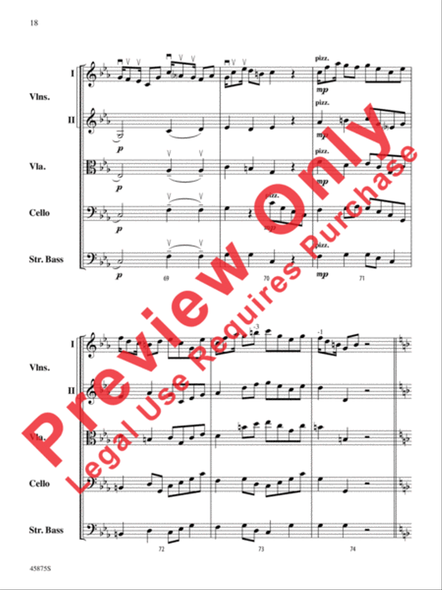 Swamp Thang Swamp Thang String Orchestra scores gallery preview page 18