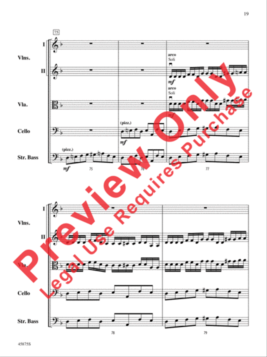 Swamp Thang Swamp Thang String Orchestra scores gallery preview page 19