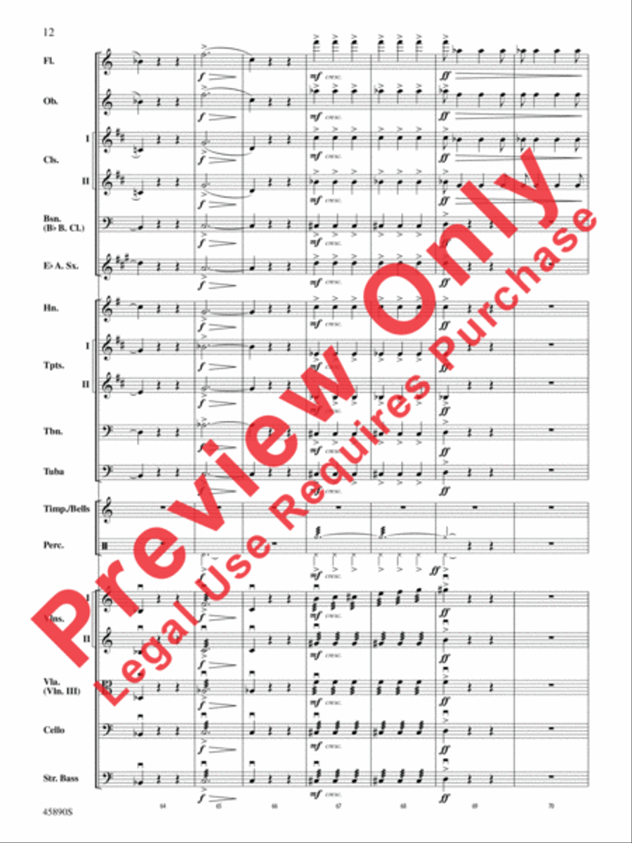 Symphony No. 8, Mvt. 1 Symphony No. 8, Mvt. 1 Full Orchestra scores gallery preview page 12