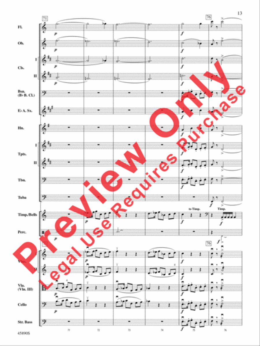 Symphony No. 8, Mvt. 1 Symphony No. 8, Mvt. 1 Full Orchestra scores gallery preview page 13