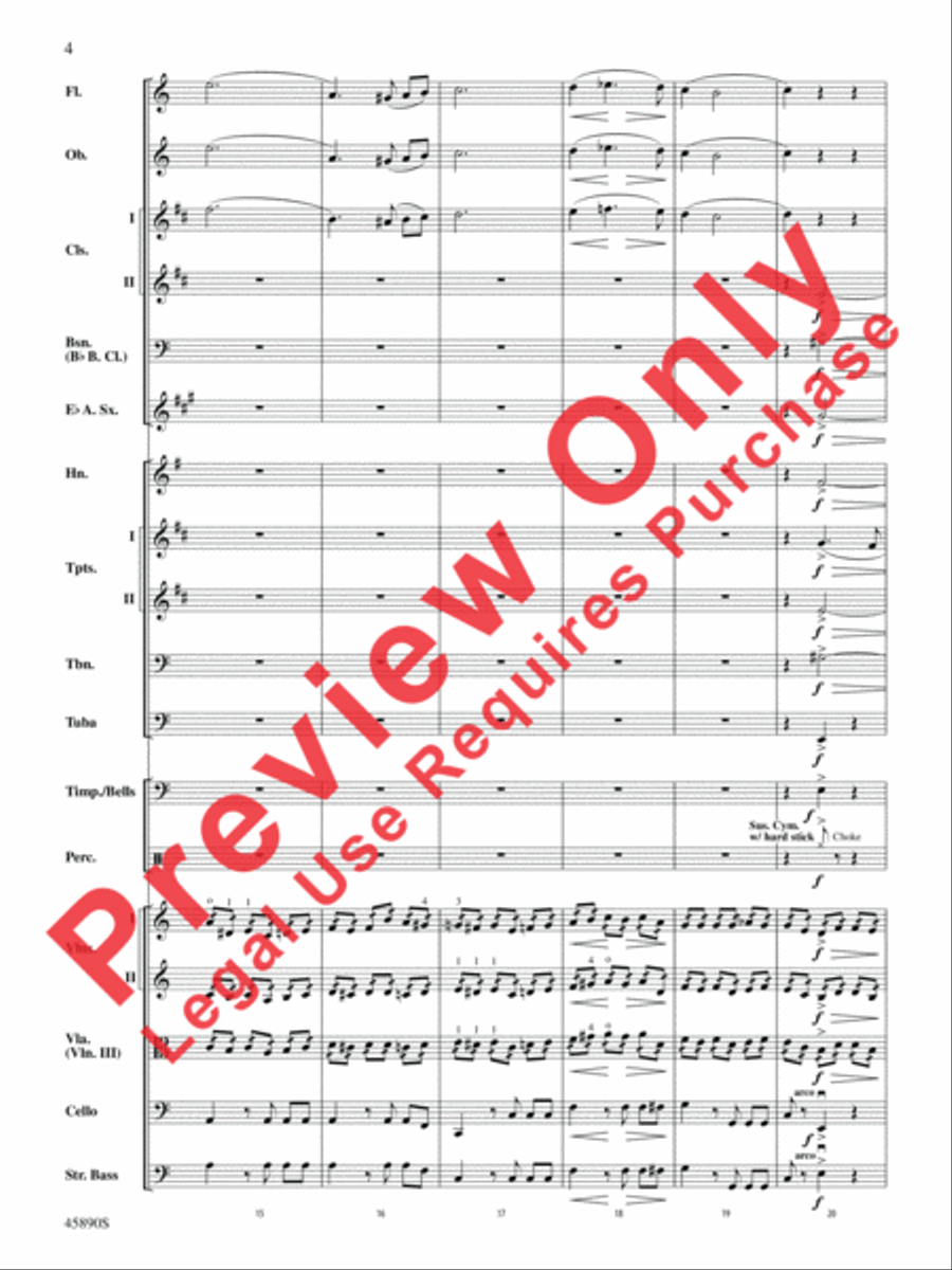Symphony No. 8, Mvt. 1 Symphony No. 8, Mvt. 1 Full Orchestra scores gallery preview page 4