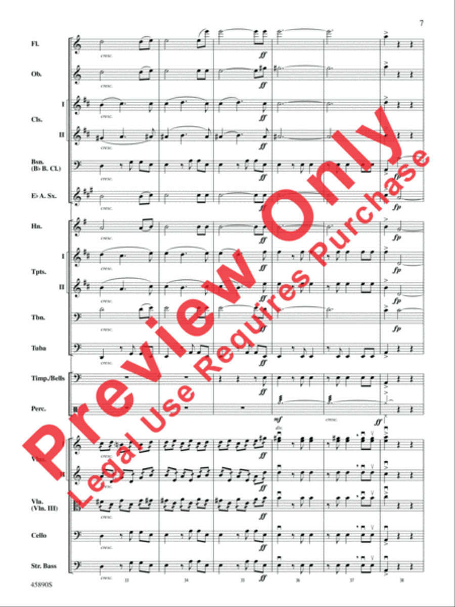 Symphony No. 8, Mvt. 1 Symphony No. 8, Mvt. 1 Full Orchestra scores gallery preview page 7