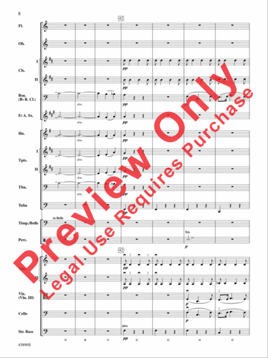 Symphony No. 8, Mvt. 1 Symphony No. 8, Mvt. 1 Full Orchestra scores gallery preview page 8