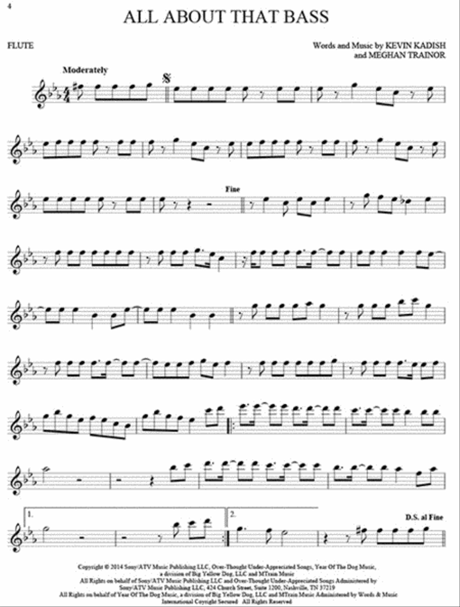 101 Hit Songs 101 Hit Songs Flute Solo scores gallery preview page 2