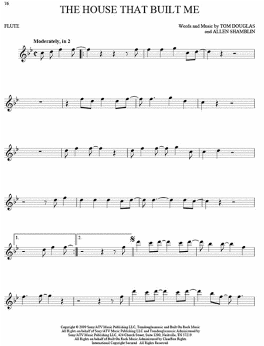 101 Hit Songs 101 Hit Songs Flute Solo scores gallery preview page 4