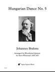 Hungarian Dance No. 5 for Woodwind Quintet