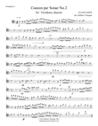 Canzon per Sonar No. 2 for Trombone Quartet