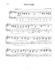 Silent Night (Tougher Version) for Piano Solo