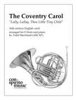 The Coventry Carol - F horn and piano