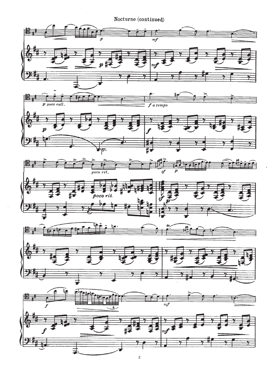 Nocturne in E Flat Major, Op.9, No.2 Cello Solo scores gallery preview page 2