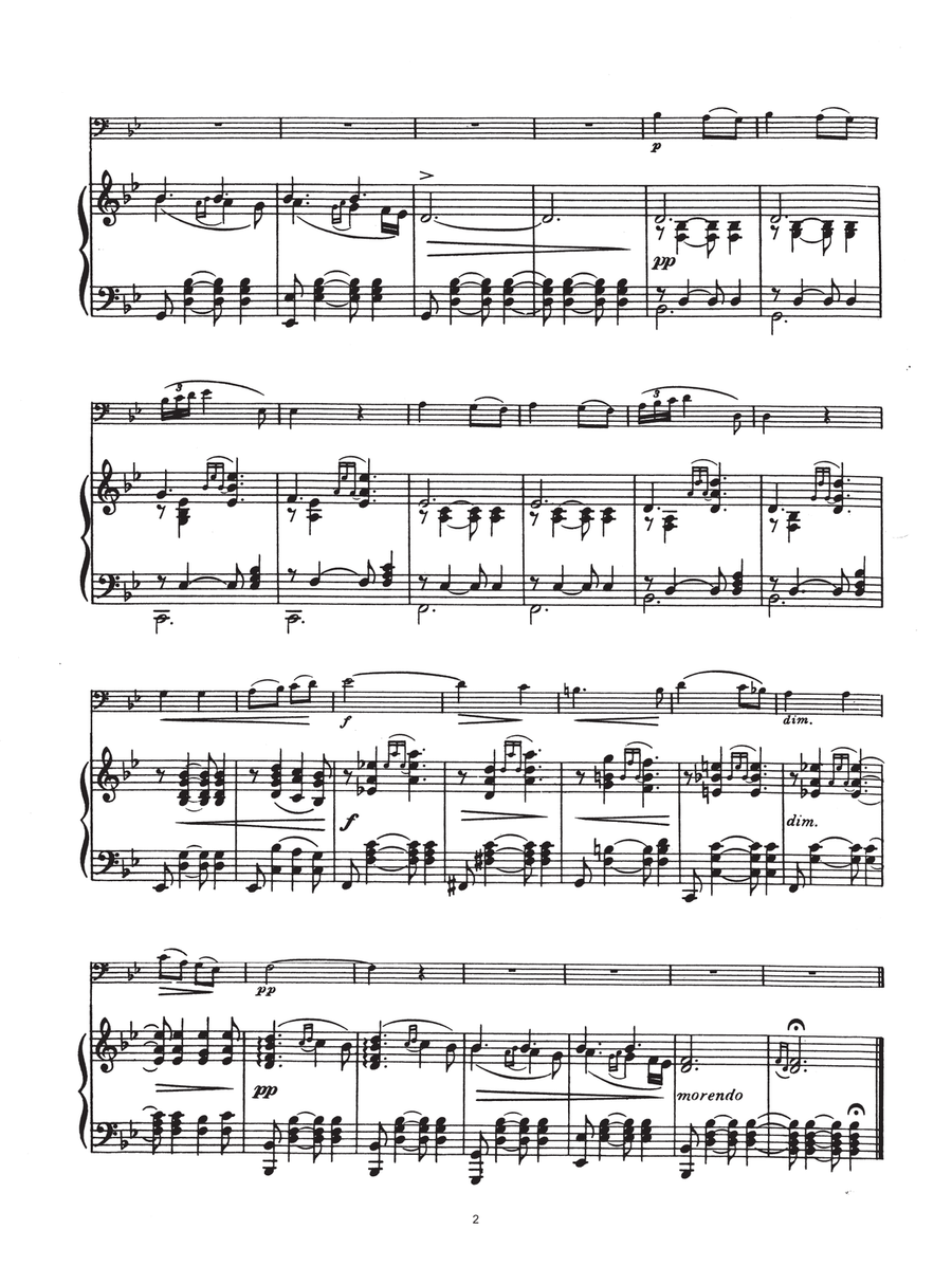 Songs My Mother Taught Me Cello Solo scores gallery preview page 2