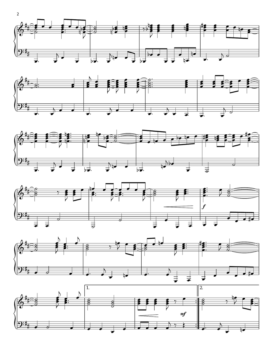 Show Me The Way Piano Solo scores gallery preview page 2