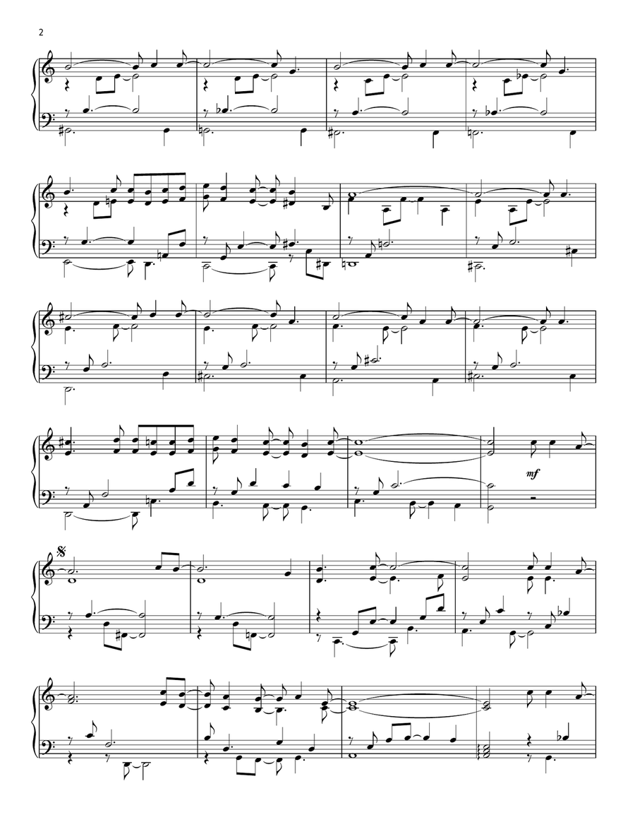 I Just Called To Say I Love You Piano Solo scores gallery preview page 2