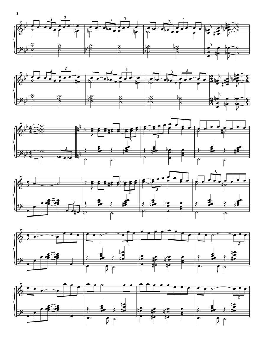 Just The Two Of Us Just The Two Of Us Piano Solo scores gallery preview page 2