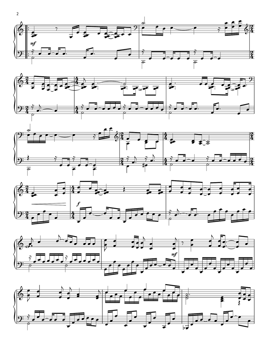 I Want To Know What Love Is Piano Solo scores gallery preview page 2