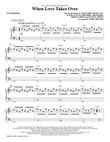 When Love Takes Over (from The Passion: New Orleans) - Synthesizer