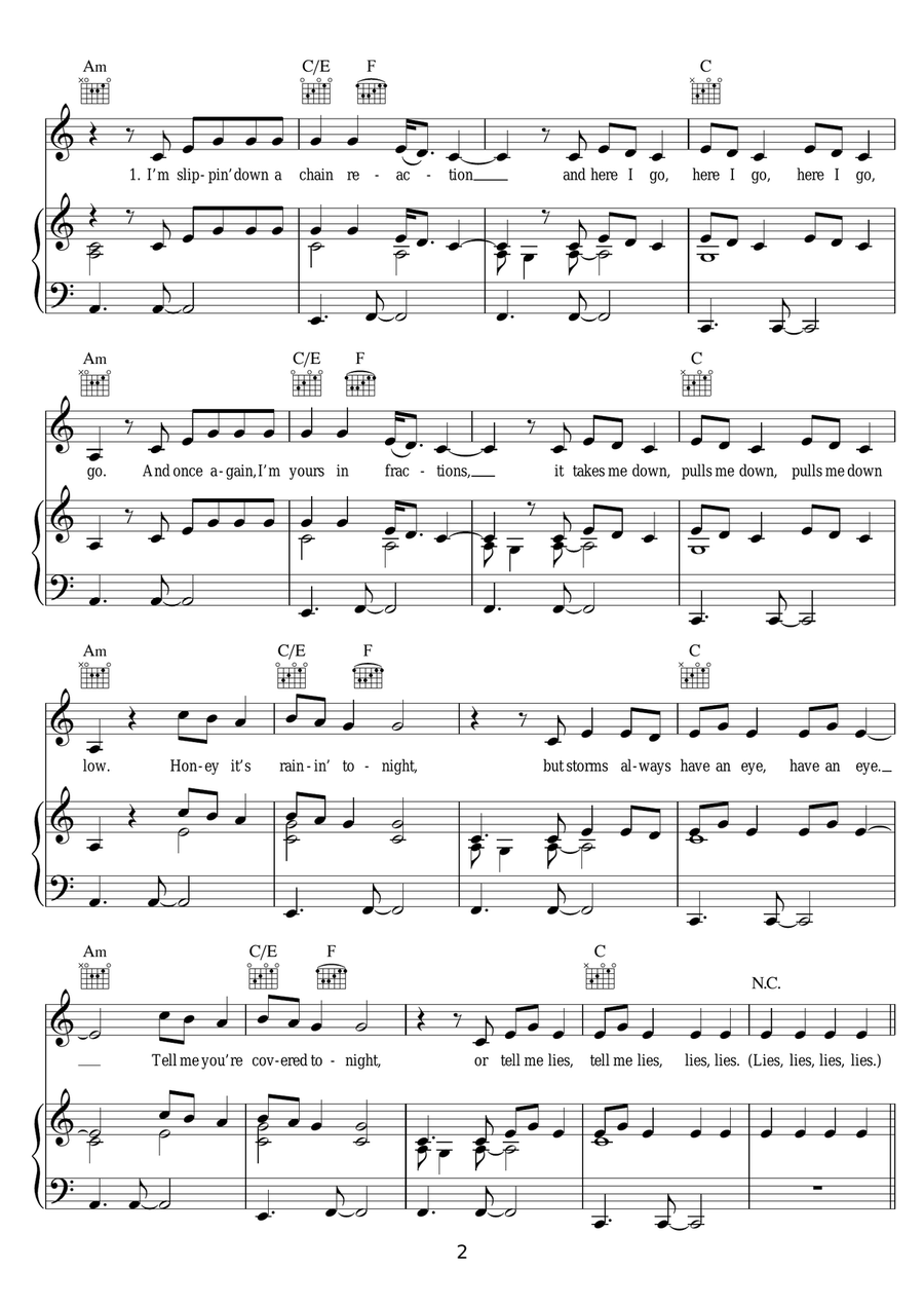 I Want You To Know (featuring Selena Gomez) Piano, Vocal scores gallery preview page 2