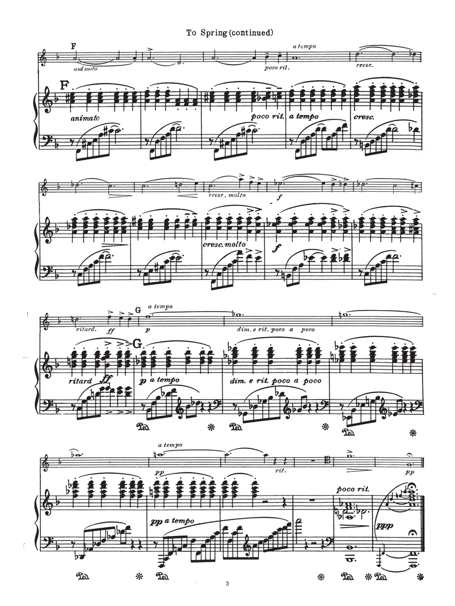 To Spring, Op.43 No.5 To Spring, Op.43 No.5 Cello Solo scores gallery preview page 3
