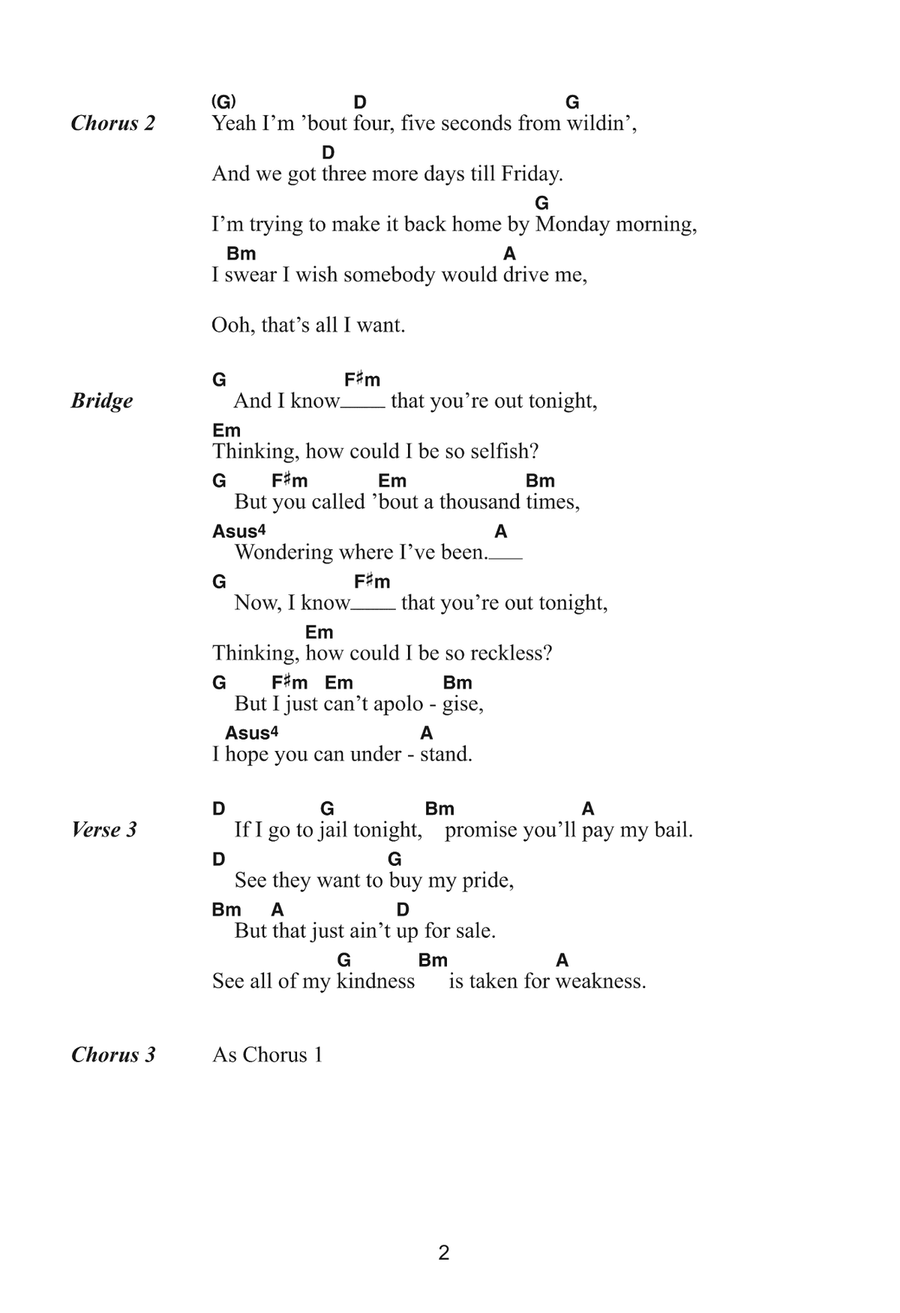 FourFiveSeconds (featuring Kanye West and Paul McCartney) Ukulele scores gallery preview page 2
