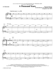 A Thousand Years (arr. Mac Huff) - Synthesizer