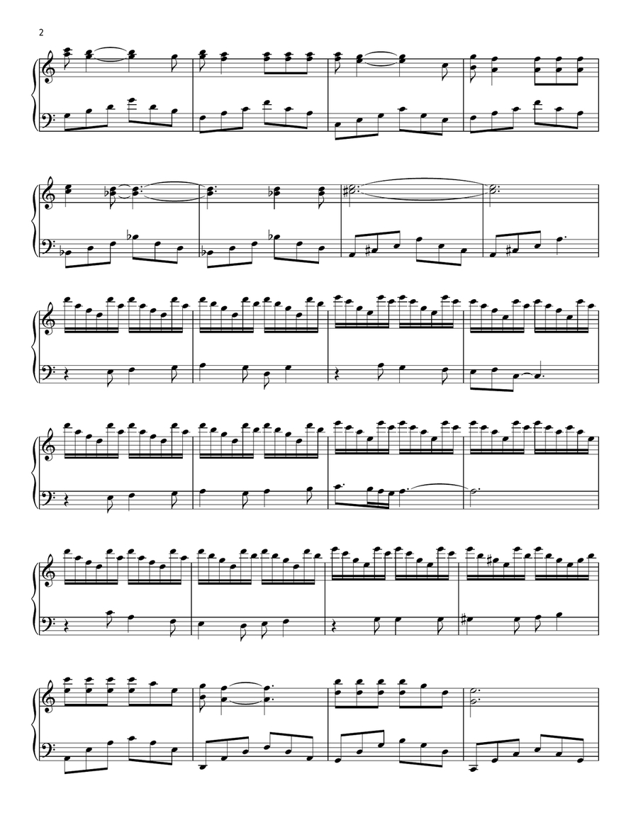 Killing Me Softly With His Song Piano Solo scores gallery preview page 2