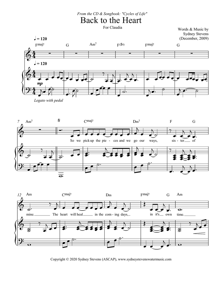 Back to the Heart Alto Voice scores gallery preview page 2