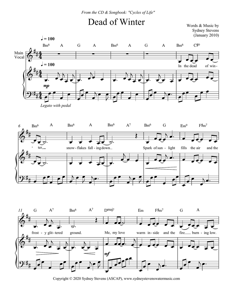 Dead of Winter Alto Voice scores gallery preview page 2
