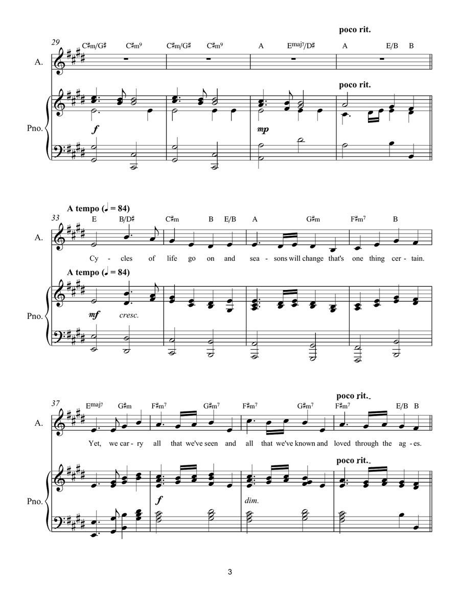 Cycles of Life Songbook Piano, Vocal scores gallery preview page 5