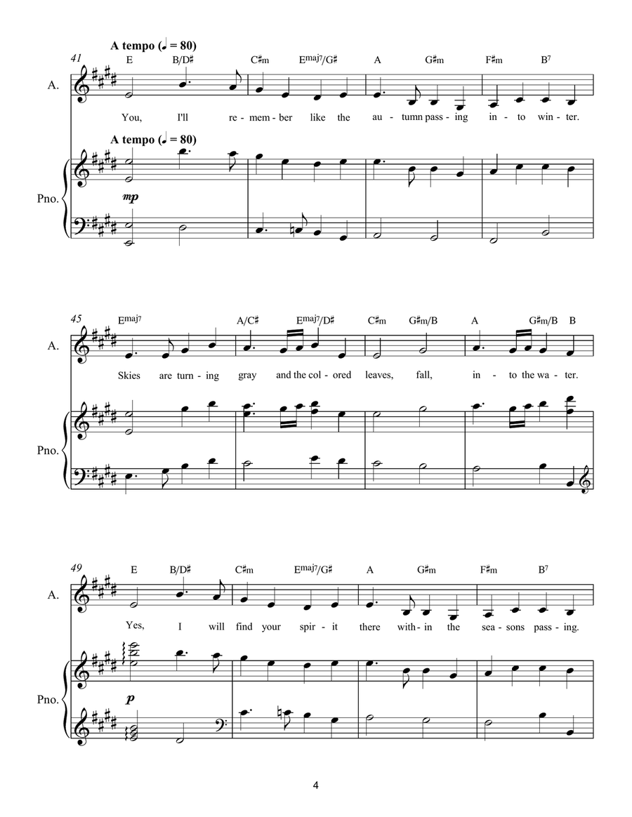 Cycles of Life Songbook Piano, Vocal scores gallery preview page 6