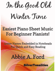 In the Good Old Winter Time Easiest Piano Sheet Music for Beginner Pianists mini preview