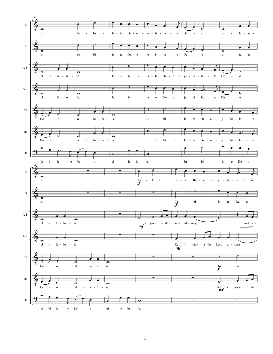 Five Double Rounds for Choir 4-Part scores gallery preview page 4