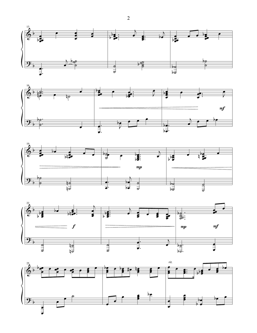 Christmas Fantasies for Piano Solo: Professional Piano Solo scores gallery preview page 5