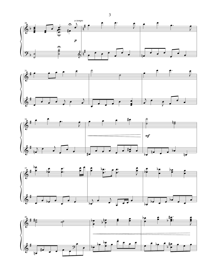 Christmas Fantasies for Piano Solo: Professional Piano Solo scores gallery preview page 6