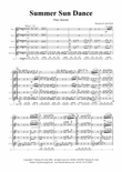 Summer Sun Dance - 11/8 - Folk Dance Style - Flute Quintet mini preview