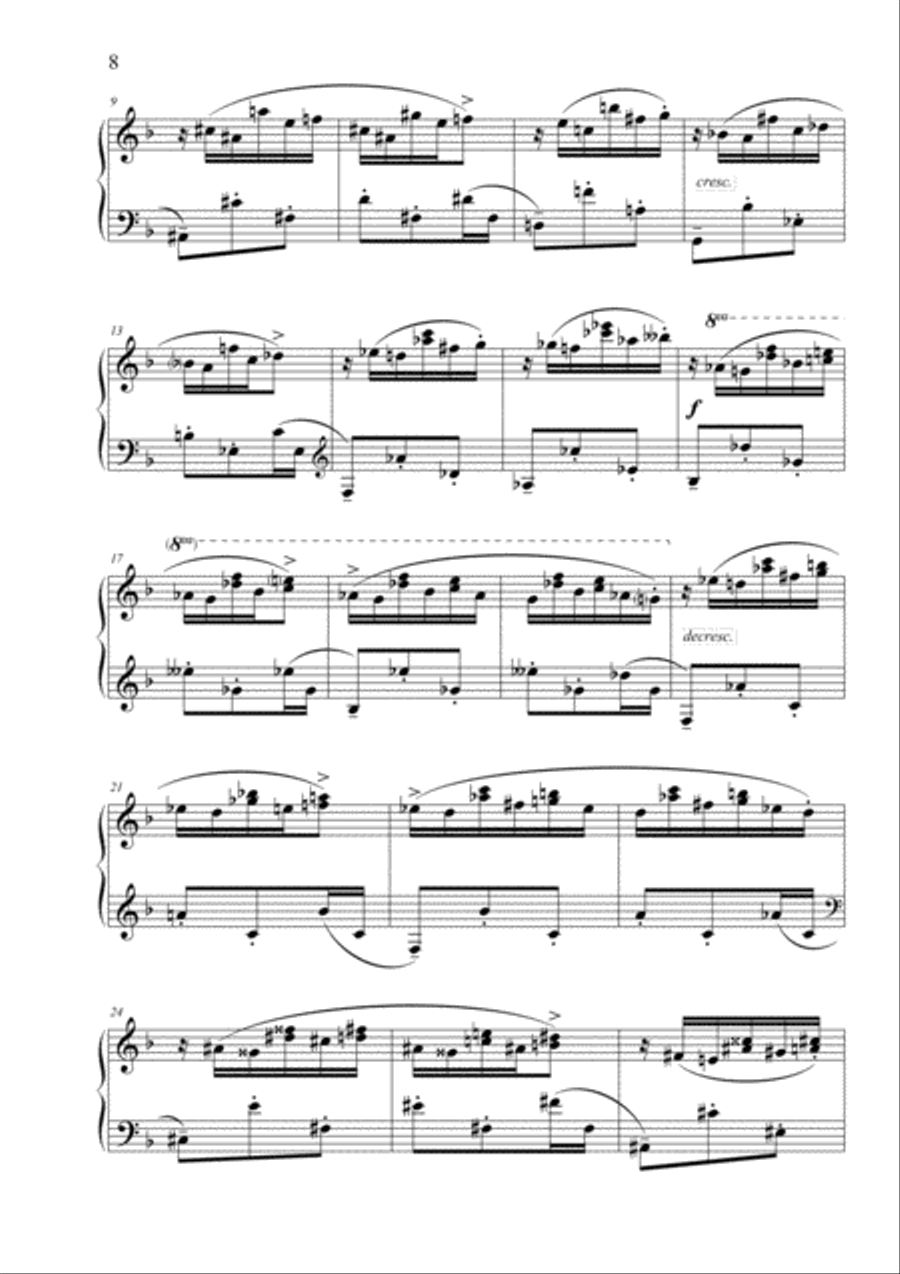 7 Pieces for Piano Piano Solo scores gallery preview page 4