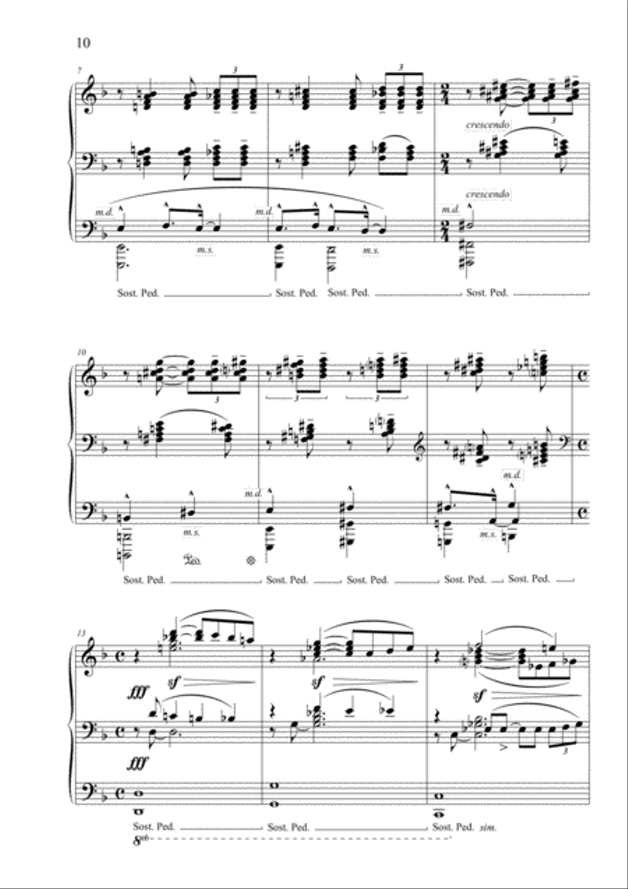 7 Pieces for Piano Piano Solo scores gallery preview page 6