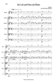 Sei Lob und Preis mit Ehren (Give praise and honour) for piccolo and strings